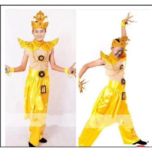 正品千手观音演出成服装人演装古典表舞飞服天表演舞蹈服女泰国