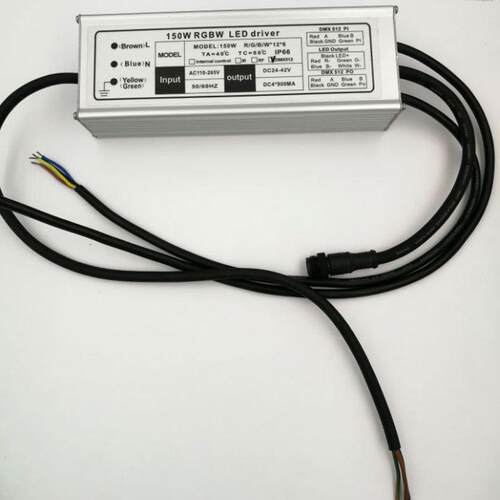 150W防雨RGBW电源 大功率DMX512调光电源 dmx512控制器解码电源