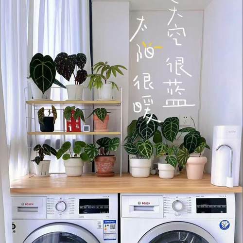 实木桌柜双洗衣机上方隔板实木台面板置物板洗衣机桌桌板异形角桌