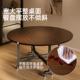 叠15585古桌餐中风餐桌家用饭人桌人吃饭圆形餐桌5新大圆桌