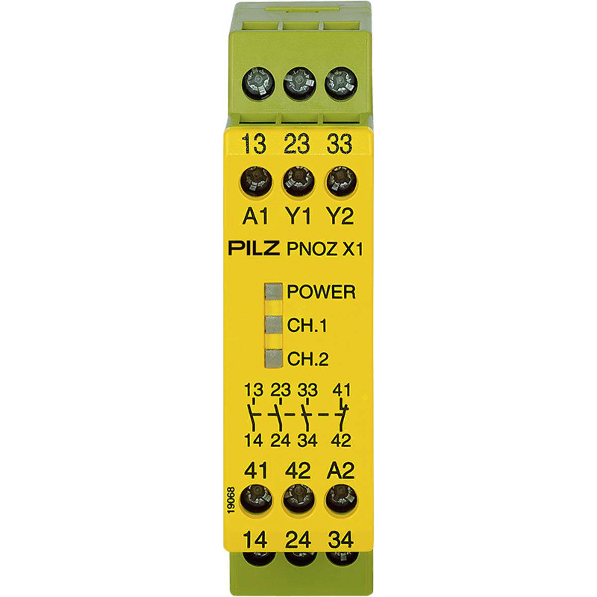PILZ皮尔兹安全继电器 774300 PNOZ X1 24VAC/DC 3n/o 1n/c