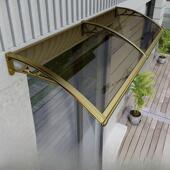 铝合金雨棚屋檐家用室外防雨雨棚雨棚雨棚窗防雨耐力板雨棚