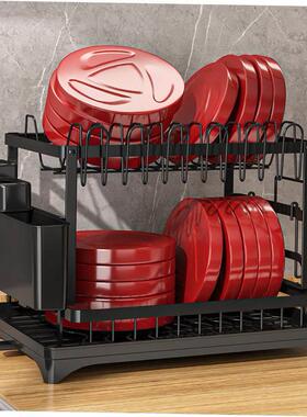 Kitchen shelf, stainless steel sink rack, drain rack, dish