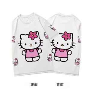 hellokitty短袖睡衣男生套装衣服t恤短裤篮球裤运动套装女情侣r