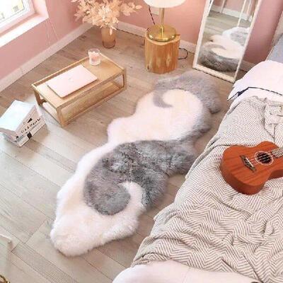 Australian Genuine Sheepskin Carpet Bedroom Long Hair Soft