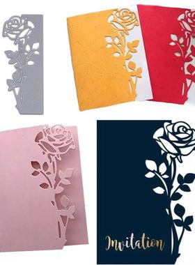 DIY花边玫瑰花朵压花碳钢刀模儿童纸艺社切割刀模cuttingdie