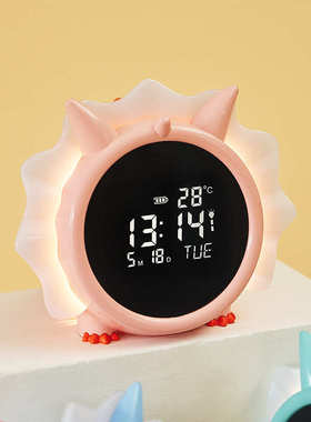 新款LED钟恐龙造型电子钟多功能闹钟礼品钟床头LED钟厂家直销6621