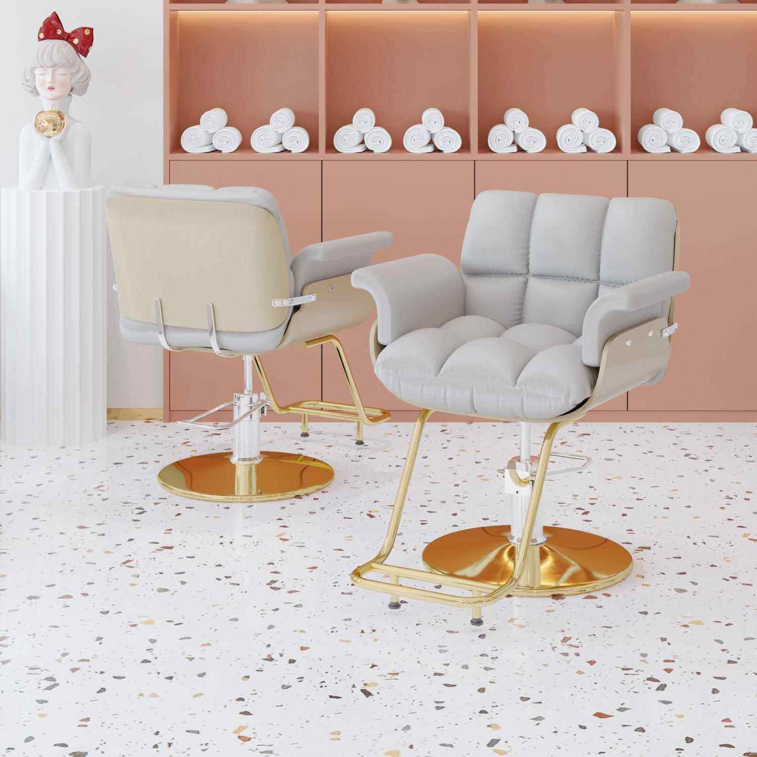 理椅发子美剪发店椅发廊专用升降座子椅新款REA网红发椅子美发凳