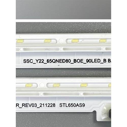 2条*Y22_65QNED80_BOE 90LED_A/B BAR_REV03 STL650AS9灯条