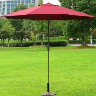 户外遮阳伞大太阳伞庭院折叠手摇中柱伞雨伞沙滩伞室外广告摆摊伞