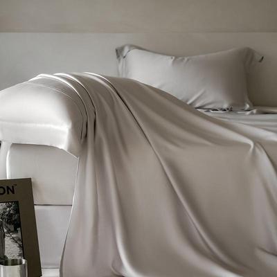 100S超细旦天丝简约纯色床单床笠被套枕套莱赛尔纤维素色四件套
