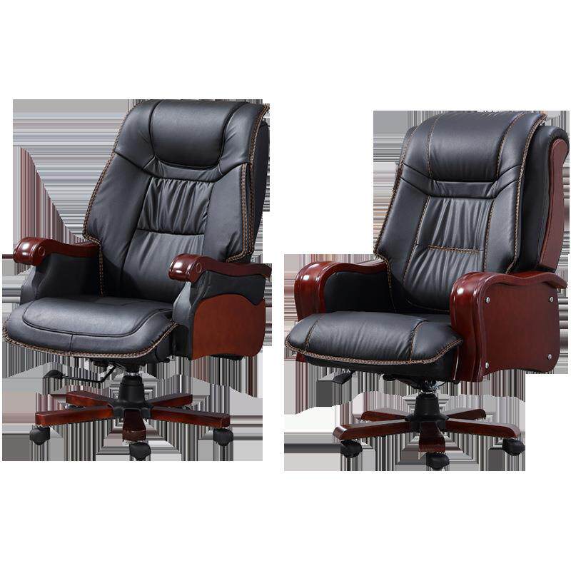 现代简约西皮转椅老板经理办公大班椅可躺带轮子高靠背电脑椅