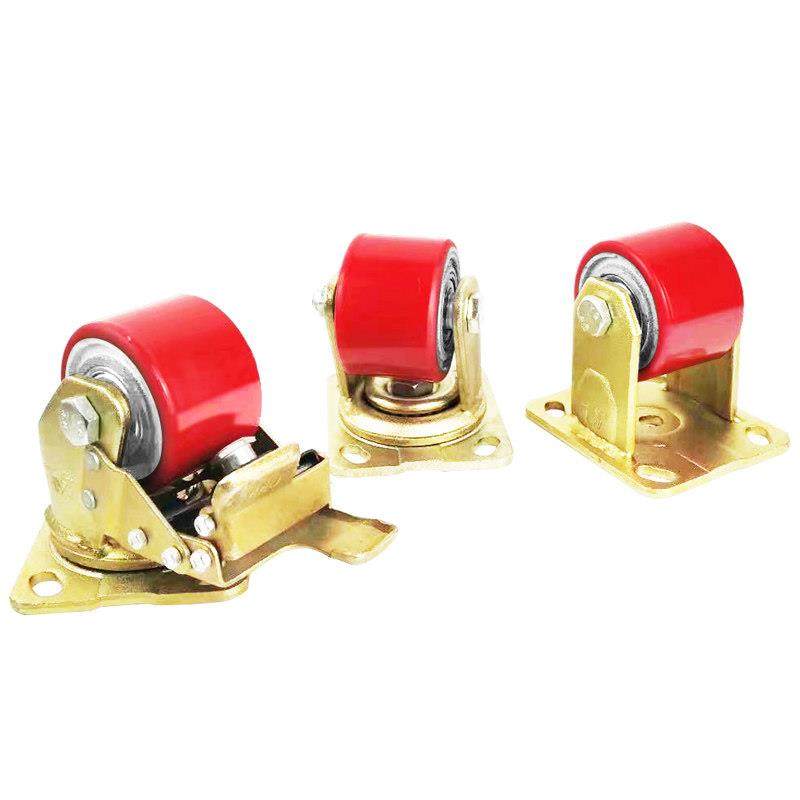 重型脚轮万向轮低重心3寸铁芯聚氨酯PU耐磨耐用单个载重700KG,基础建材,脚轮/万向轮,淘宝优惠券,粉丝福利购,淘宝优惠卷