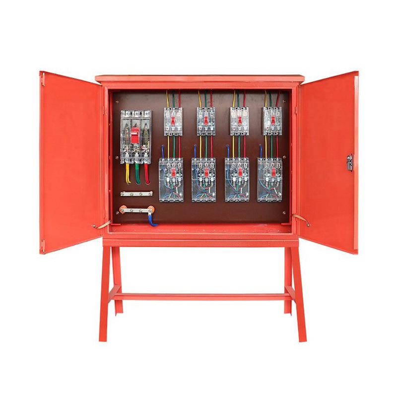 定制工标地临时配电箱工业准二三级动力柜成套LYU一关配电柜开箱