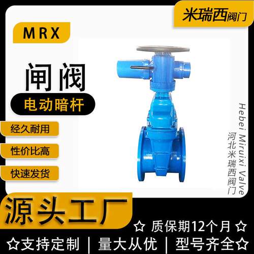 电动软密封闸阀 暗杆弹性座封闸阀 球墨铸铁闸阀 厂家Z945X-16Q