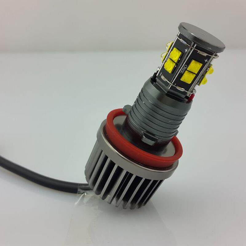 直销LED车灯适用于宝马X5X6天使眼120W铝制六面天使眼