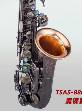 新款山泰降e调中音 萨克斯TSAS-80管0乐器初8学者正品考级 专业演