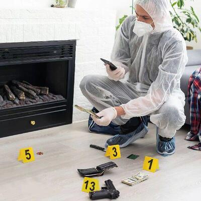 15 Pcs Number Plate Sign Game Supply Table Card Crime Scene