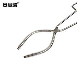 套管配件烧杯镀铬铁架钳赛夹实验室安夹子带32cm6008烧杯橡胶瑞台