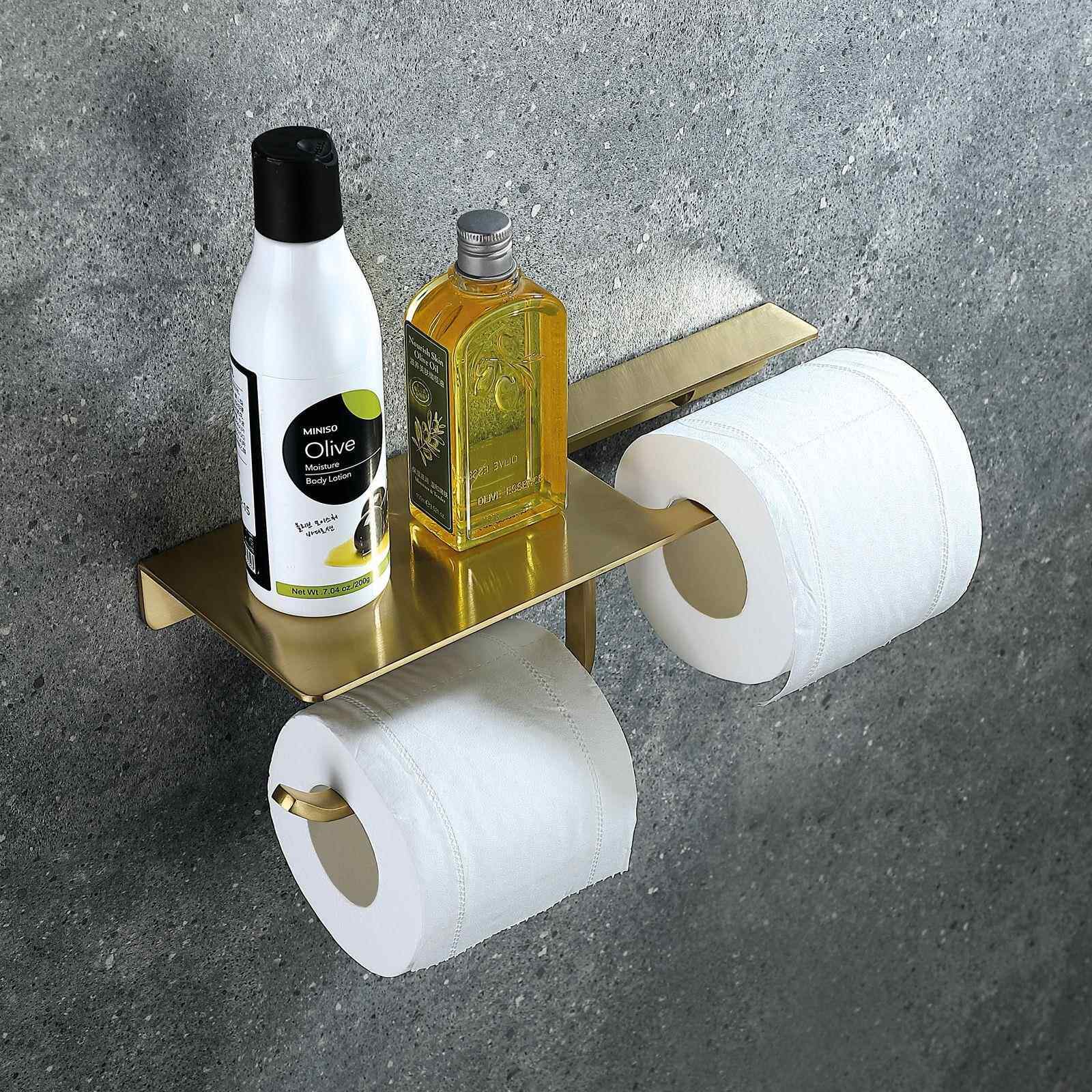 H丝ID巾EEP锈钢拉金五金挂件套装毛浴巾架单杆纸巾ZXA不架衣帽钩