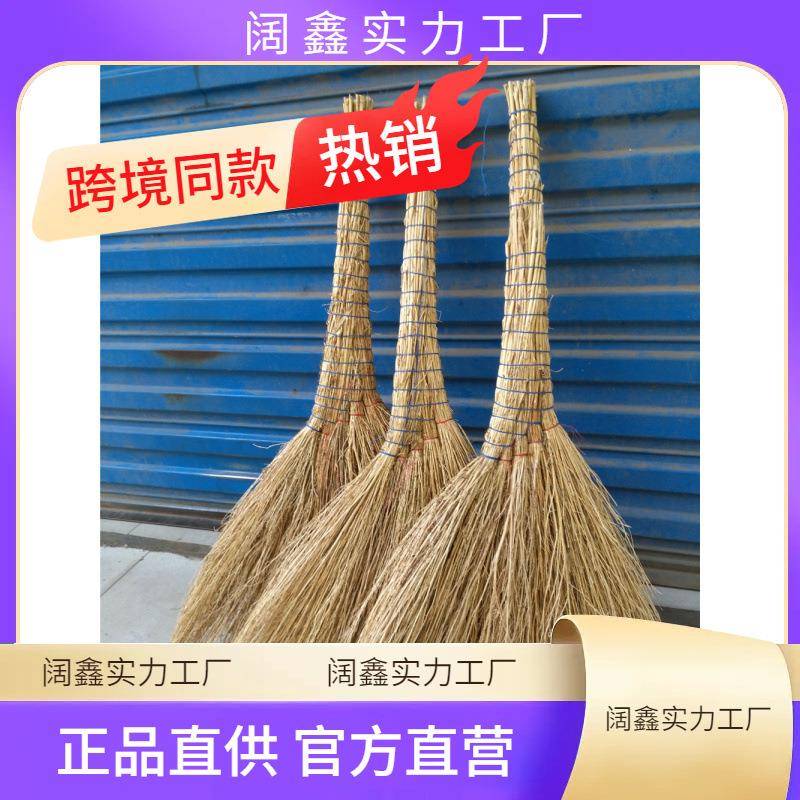 铁扫把草扫把扫帚高粱树枝大铁扫帚工地笤帚庭院扫帚竹柄扫帚马路