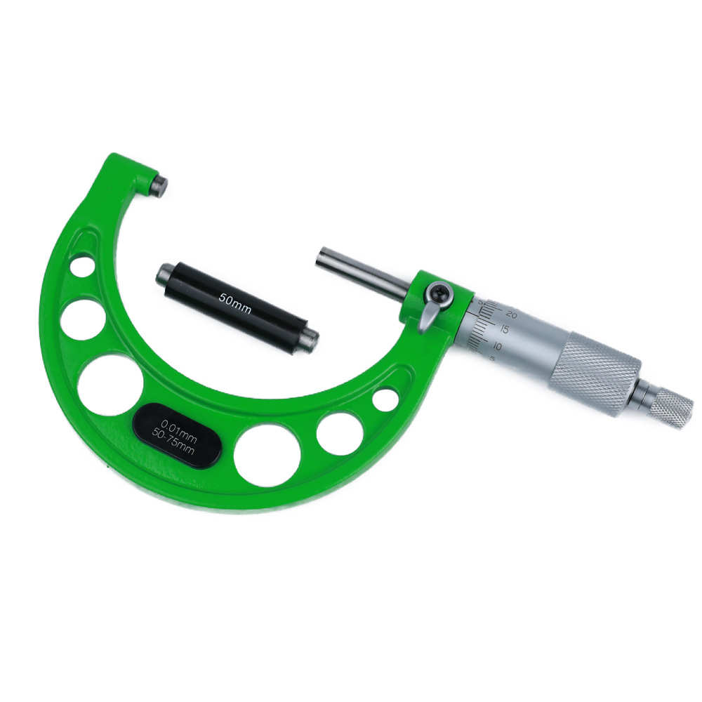 高精度外径千分尺套装0-100mm公制千分尺四件套螺旋测微器