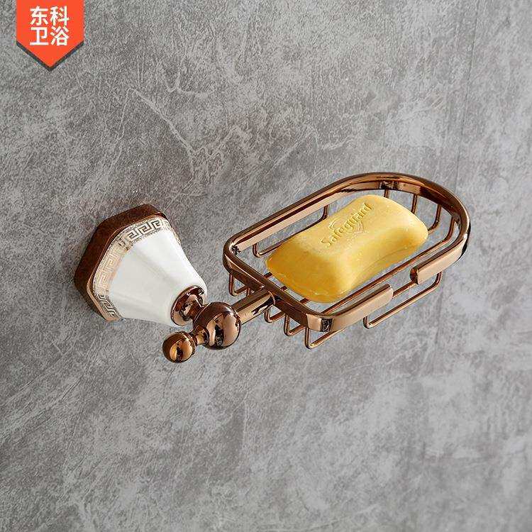 肥古LKJ皂网生间浴室香皂肥皂架仿拉卫丝香皂肥皂碟皂复古铜网
