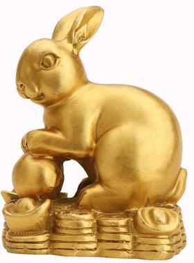 杨铜记 十二生肖 鼠牛虎兔龙蛇马羊猴鸡狗猪铜摆件 珠宝生肖