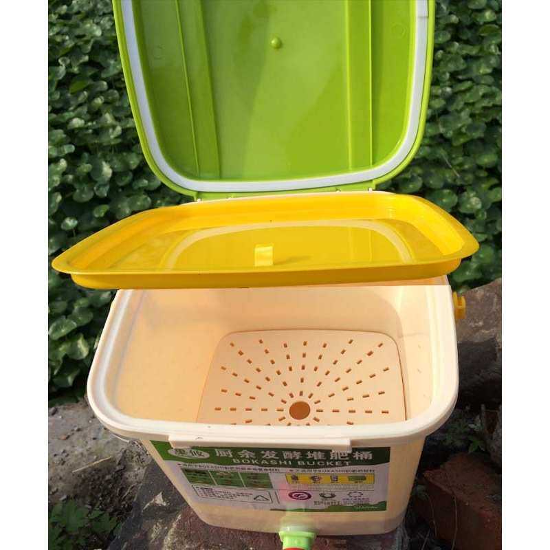 现货厨余垃圾堆肥桶 EM波卡西菌糠堆肥桶 发酵桶 12L 批发
