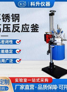 升降式不锈钢高压反应釜FCF-0.05L0.1L0.25L0.5L1L2L5L10L
