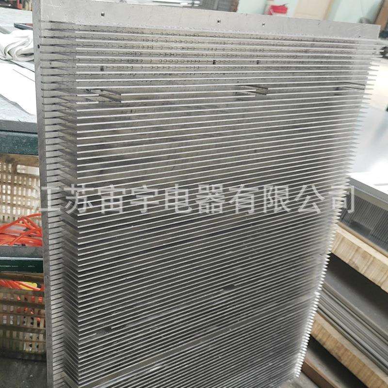 可拿样电子散热器厂家工业大功率LED模组散热器铝型材插片散热器