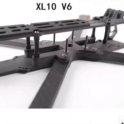 XL10 V6兼容DJI O3天空端 VISTA 数字图传10寸远航FPV穿越机机架