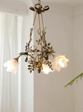 迪格雅法式吊古典全铜客厅田灯复古园餐厅卧室DGY20211风浪漫玫瑰