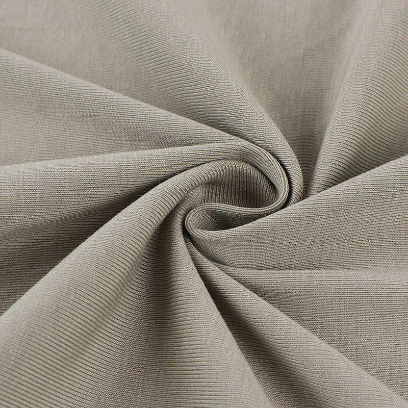 230G波比坑条罗纹布 随心裁1*1针织布 螺纹打底面料针织面料现货