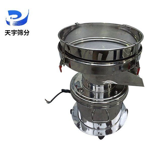 天宇液体过滤筛小型不锈钢振动筛筛选机中药面粉筛自动震动筛高效