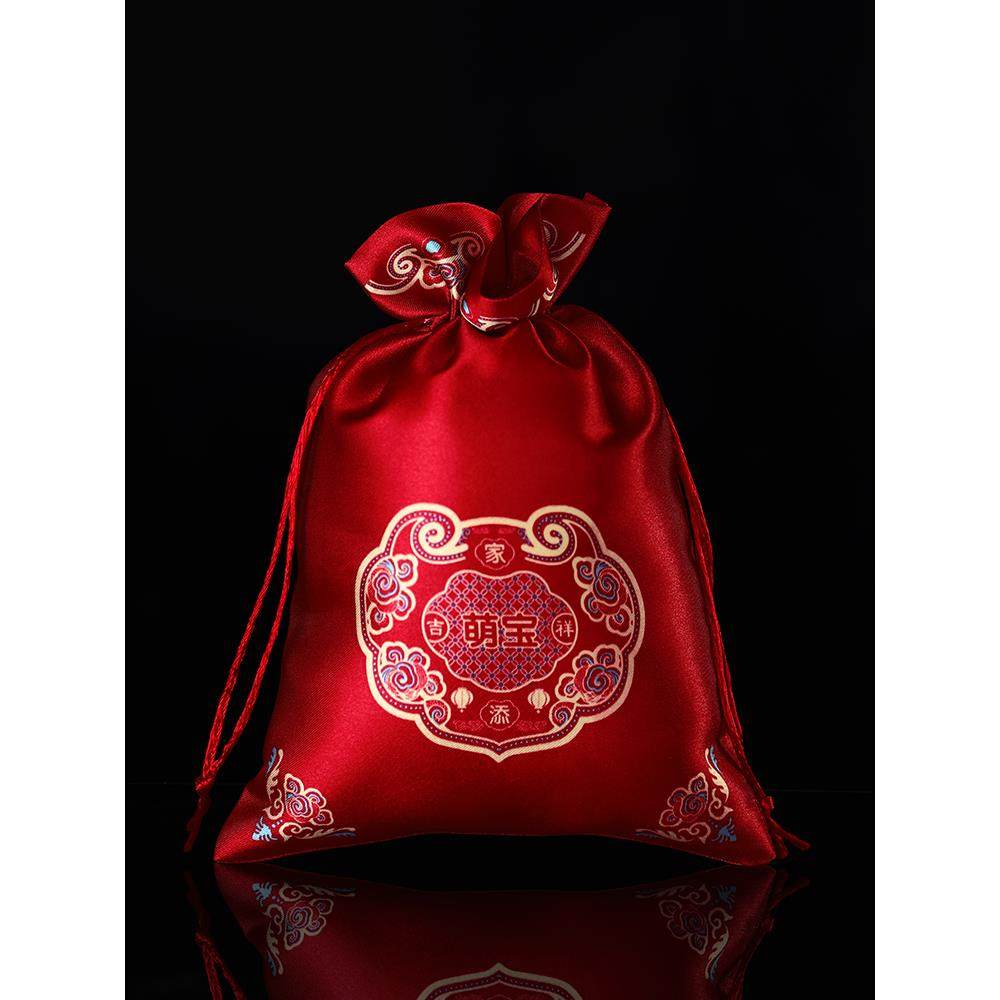 满月喜糖袋子宝宝出生喜糖礼盒生孩子报喜礼袋家有萌宝回礼伴手礼