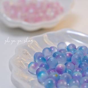 12mm琉璃珠幻彩洒金鱼缸造景微景观水底世界装饰摆件斗鱼缸底砂