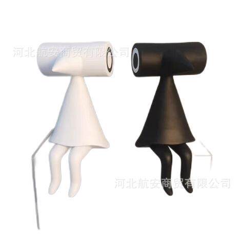 现代简约创意几何工艺品摆件样板房售楼处树脂人物软装摆设装饰品