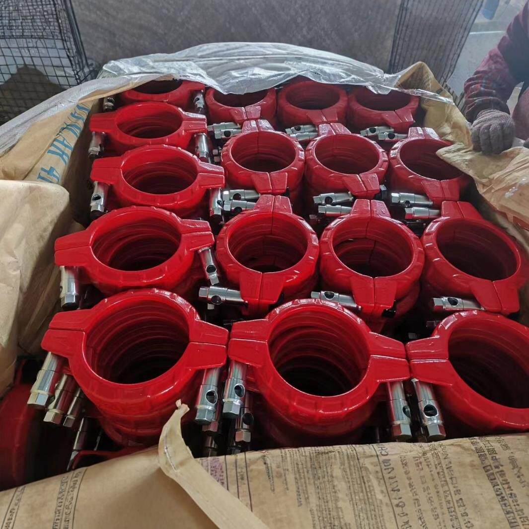 矿用混凝土泵高压管卡 各种型号泵管管卡 整机煤安证 厂家直供