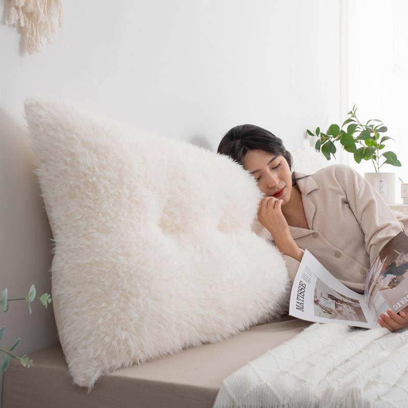 简无品牌/现代无床头软包靠垫榻约榻米可人拆厅洗双靠背枕客沙发