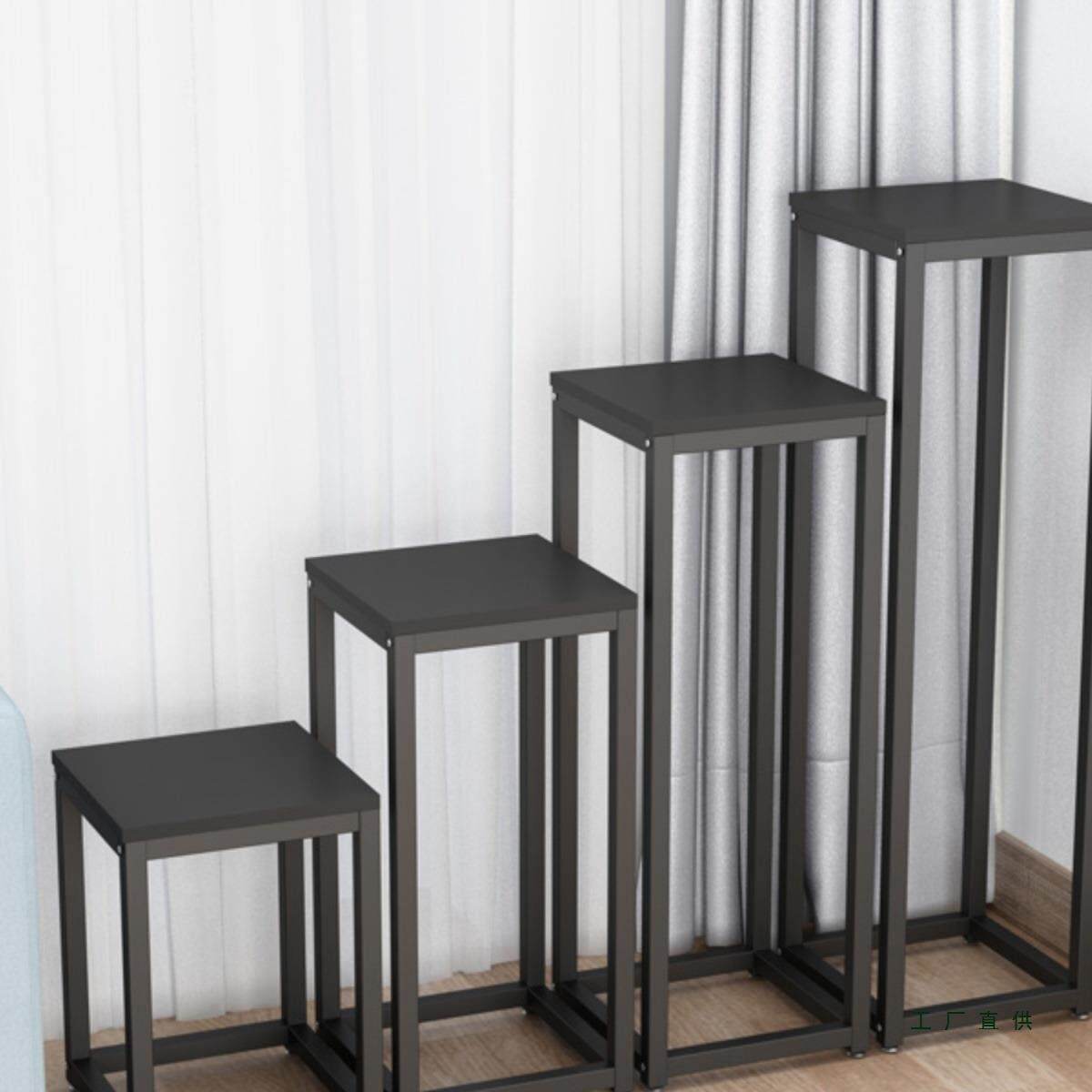 花架置物架阳台室内装饰摆件落地式铁艺支架盆栽托架花盆放置架子