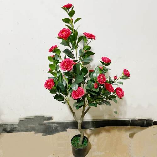 工厂真茶玫陆莲花盆栽造景家装摆件软装花艺花假花