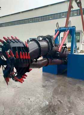 寸绞吸6船 浅水河船道港口码头清淤 绞吸式挖KD-450泥船抽械沙机