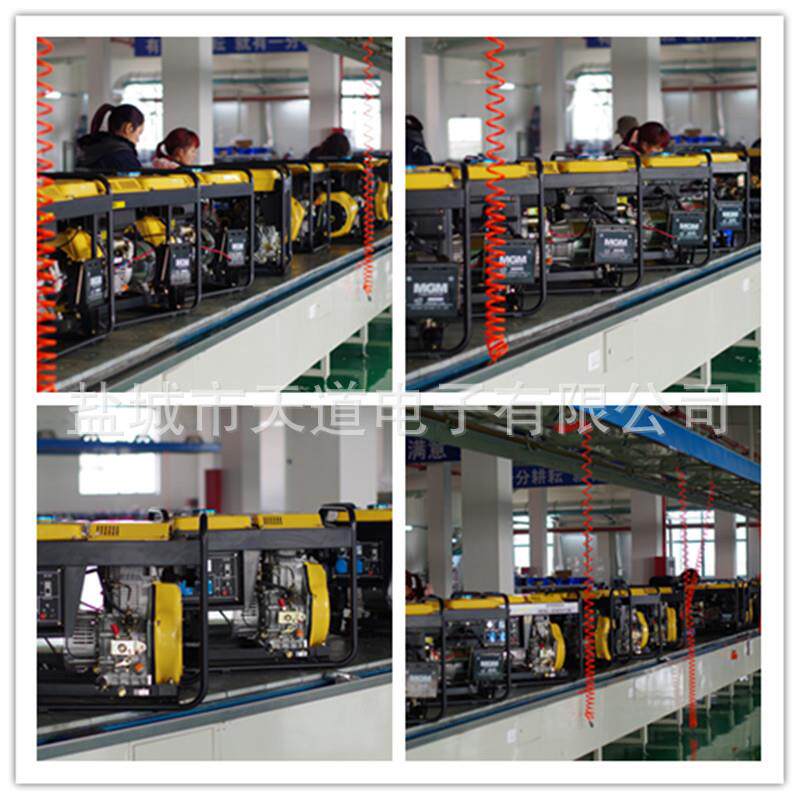 小型开架柴油发电机组5KW单相电启动220V家用柴油发电机5千瓦