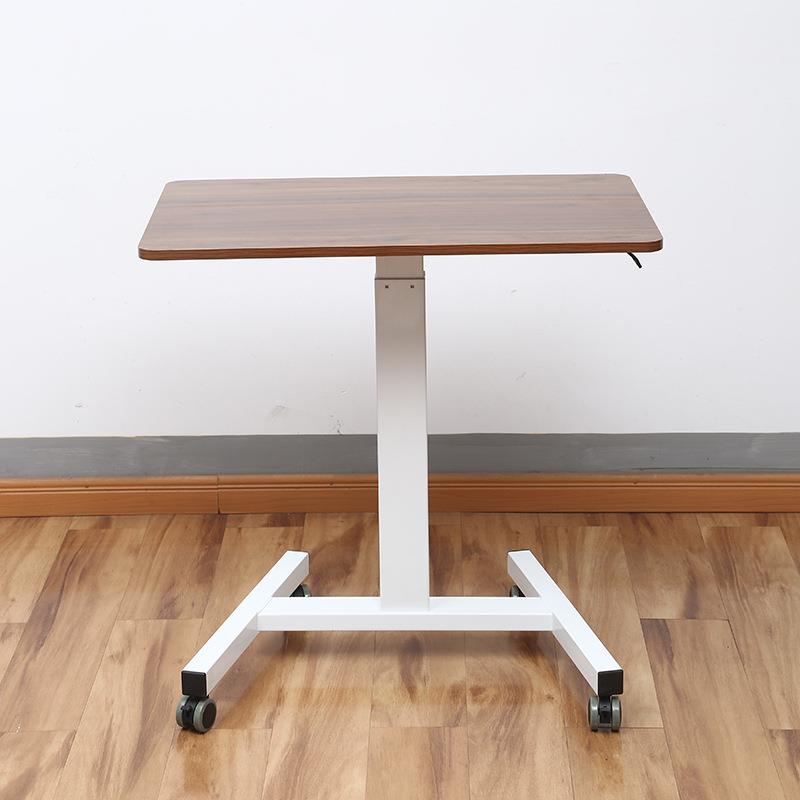 气动自动升降桌发家站立办式沙床边可移动懒人公电脑用桌CNR工作