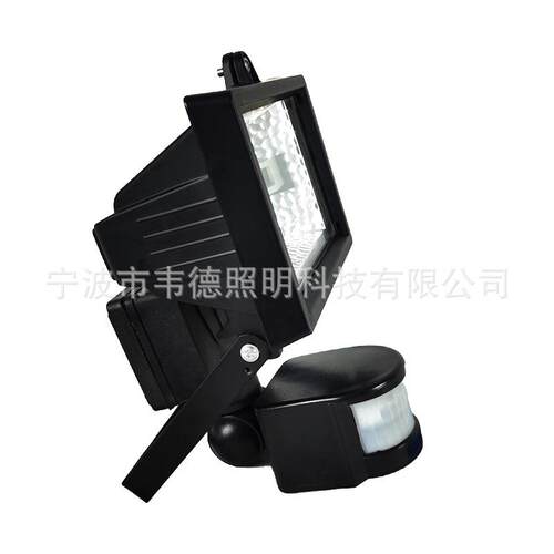 0120W4W卤素感应灯人体红外WD-5001A线0庭灯户外防水楼院道壁灯le