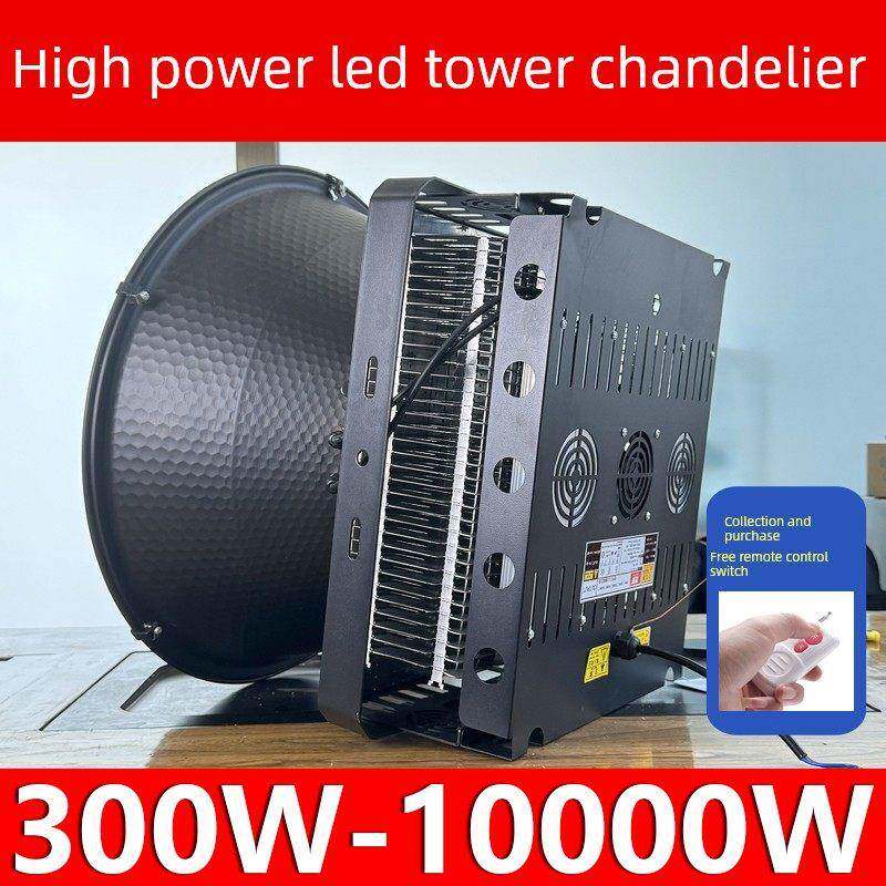 建筑之星led塔吊大灯2000w超亮工程工地用照明大功率户外投光射灯