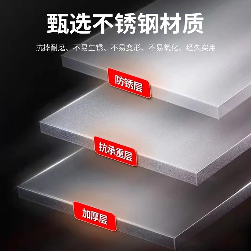酒店客房用品不锈钢行李架靠背直角宾馆圆管可折叠落地置物架家用