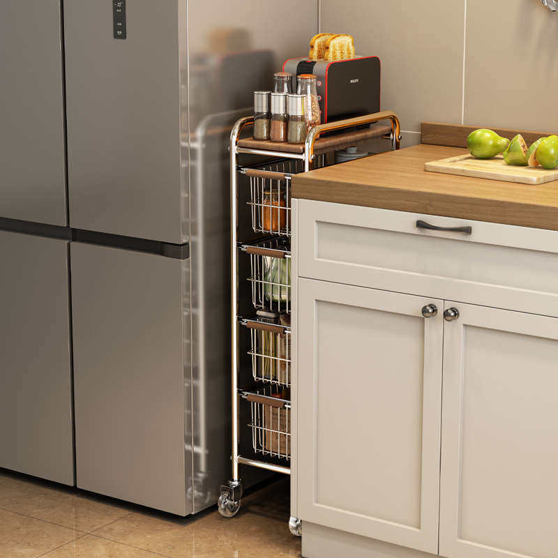 中古置物架厨房落地移动式蔬菜零食收纳架子饮料架多层小推车储物,家装主材,置物架,淘宝优惠券,粉丝福利购,淘宝优惠卷