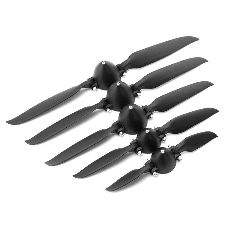 皓业全塑折叠桨固定翼折叠桨叶螺旋桨6-11寸滑翔机航模折叠桨1060